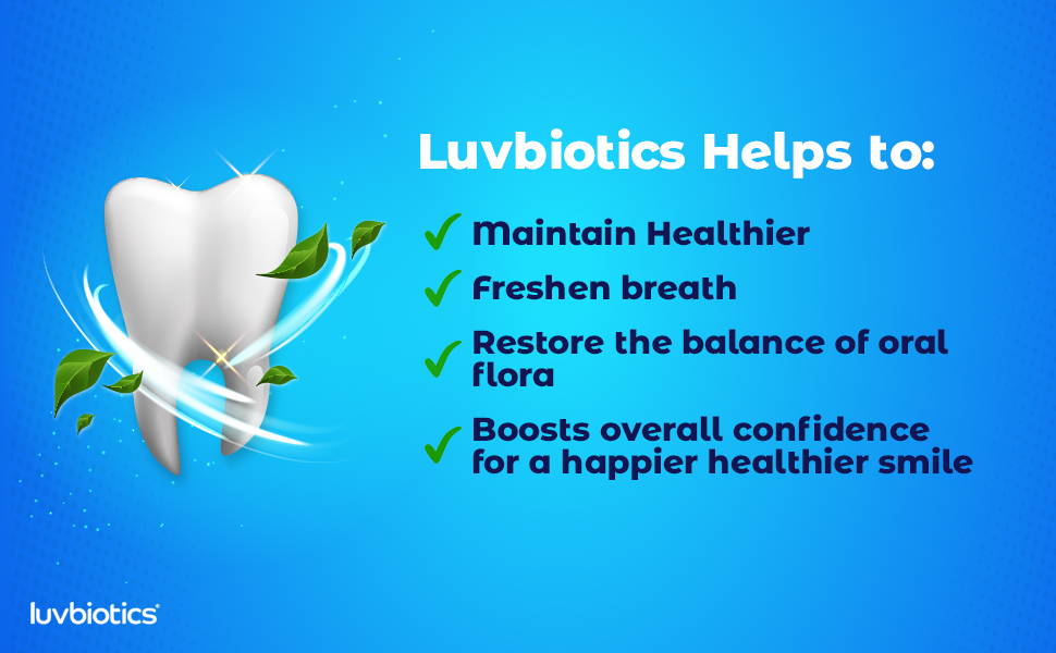Luv Biotics Original Mouthwash with Oral Probiotics, Xylitol & Aloe Ve